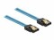Bild 2 DeLock SATA-Kabel UV Leuchteffekt blau 20 cm, Datenanschluss