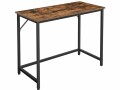 VASAGLE Tisch aus Holz und Metall 100 x 50