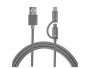 4smarts USB-Kabel 2A USB A - Micro-USB B/USB C