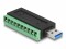 Bild 3 DeLock USB-Adapter USB-A Stecker - Terminalblock, USB Standard