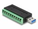 Bild 0 DeLock USB-Adapter USB-A Stecker - Terminalblock, USB Standard