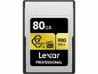 Lexar CF-Karte Professional Type A GOLD Series 80 GB
