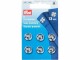 Prym Druckknöpfe Ø 13 mm, Silber, 6 Stück