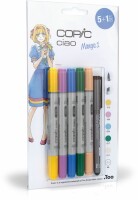 COPIC Marker Ciao 22075556 5+1 Set Manga 1, Kein