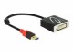 Bild 1 DeLock Adapter USB 3.0 - DVI, Videoanschluss Seite A