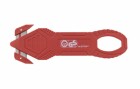 WEDO Cutter Basic 19 mm, Detailfarbe: Rot, Klingenform: Gerade