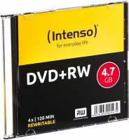 Intenso DVD+RW Slim 4.7GB 4211632 4x 10 Pcs, Kein