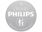 Philips Knopfzelle Knopfzelle Lithium CR2430 2 Stück