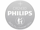 Philips Knopfzelle Lithium CR2430 2 Stück, Batterietyp