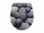 diaqua® Diaqua Toilettensitz Nice Stones Absenkautomatik, Grau