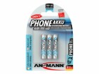 Ansmann Akku 3x AAA 800 mAh für
