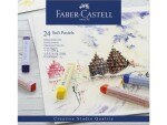 Faber-Castell Pastellkreide Soft Studio 24 Stück, Verpackungseinheit