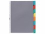 DURABLE Register A4 Mehrfarbig, Einteilung: 8 Farben, Überbreite