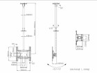 Multibrackets Deckenhalterung 5460, Detailfarbe: Schwarz, Eigenschaften