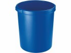 HAN Papierkorb KLASSIK 30 Liter, Blau, Fassungsvermögen: 30 l