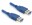 Image 0 DeLock USB3.0 Spezialkabel, A - A, 1m, Blau
