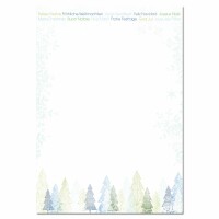 SIGEL     SIGEL Weihnachts-Papier Trees A4 DP090 Feinpapier, 90 g