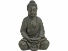 G. Wurm Dekofigur Buddha sitzend 50 cm, Polyresin, Natürlich