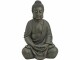 G. Wurm Dekofigur Buddha sitzend 50 cm, Polyresin, Natürlich