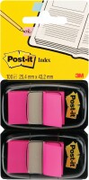 POST-IT Index 2er Set 25,4x43,2mm 680-BP2 neon pink 2x50