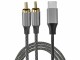 4smarts Audio-Kabel MatchCord USB-C-Stecker - Cinch 1 m