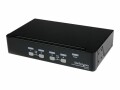 STARTECH .com 4 Port VGA USB KVM Switch mit Hub