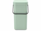 Brabantia Recyclingbehälter Sort & Go 12 l, Hellgrün, Material