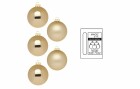 INGES CHRISTMAS DECOR Weihnachtskugel Brokatgold Ø 3 cm 24 Stück