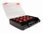 DeLock Sortimentskasten Orange / Schwarz 17 Fächer, Produkttyp