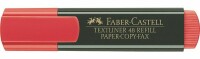 FABER-CASTELL Textmarker TL 48 1-5mm 154821 rot, Kein Rückgaberecht