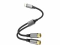 4smarts Audio-Kabel MatchCord USB-C-Stecker - Cinch 0.2 m