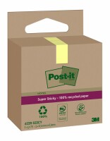 POST-IT SuperSticky Notes 47.6x47.6mm 622 RSS3CY Recycling,gelb