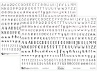 Z-Design Motivsticker A5 Lettering Buchstaben, Zahlen, Motiv