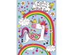 Rachel Ellen Briefpapierset Unicorn, Format: 160 x 220 mm, Detailfarbe