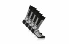 Rohner Socks Socken Trekking Grau/Schwarz 2er-Pack, Grundfarbe: Grau