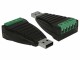 DeLock USB-Adapter USB Typ-A zu RS-422/485 Terminalblock 5Pin