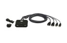 ATEN Technology Aten KVM Switch CS22HF 2-Port HDMI, Konsolen Ports: USB