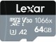 Lexar microSDXC-Karte Professional 1066x Silver 64 GB