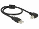 DeLock USB 2.0-Kabel A - B gewinkelt 0.5 m