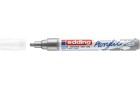 edding Acrylmarker 5100 Medium, Silber, Strichstärke: Medium (M)