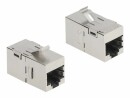 DeLock Keystone-Modul RJ-45 - RJ-45, Cat.6A geschirmt, Modultyp