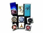 Nostalgic Art Magnet-Set Mercedes 9 Stück, Mehrfarbig, Detailfarbe