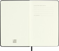 MOLESKINE Wochenkalender 24/25 999270704 18M HC schwarz 9x14cm