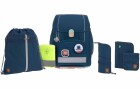 Lässig Schulthek-Set Boxy Unique Speckles Navy, 7-teilig