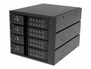 StarTech.com - 4 Bay Aluminum Trayless Hot Swap Mobile Rack Backplane for 3.5in SAS II/SATA III - 6 Gbps HDD