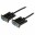 Image 3 StarTech.com - 2m Black DB9 RS232 Serial Null Modem Cable F/F - DB9 Female to Female - 9 pin RS232 Null Modem Cable - 2 meter, Black