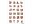 Bild 1 Herma Stickers Adventskalender-Zahlen Lebkuchen Rot/Weiss, 3 Blatt