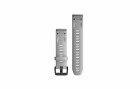 GARMIN Armband QuickFit, 20 mm Silikon/Grau, Farbe: Grau
