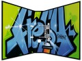 HERMA Motivordner 7 cm Graffiti Fresh