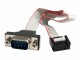 StarTech.com - "16"" 9 Pin Serial Male to 10 Pin Header Panel Mount Cable "